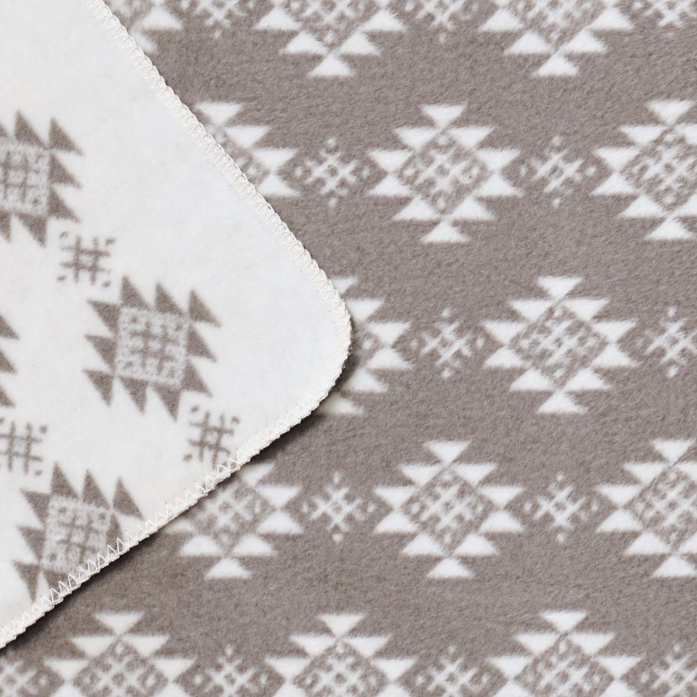 Preview: David Fussenegger Kurzflor- Wohndecke Savona 'Norweger' 150 x 200 cm Schamm- Beige