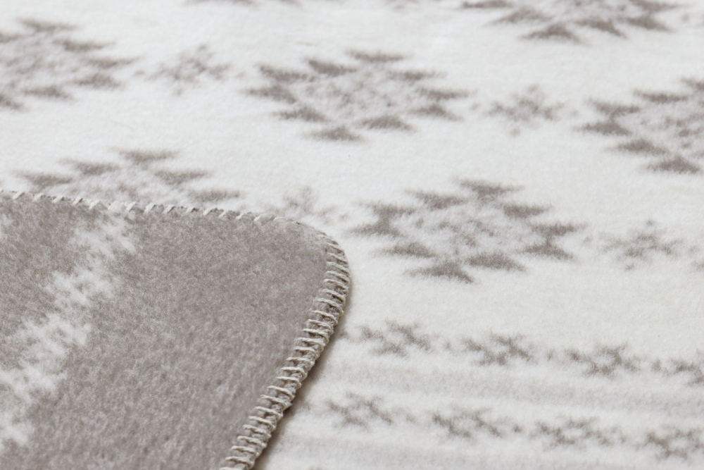 Preview: David Fussenegger Kurzflor- Wohndecke Savona 'Norweger' 150 x 200 cm Schamm- Beige