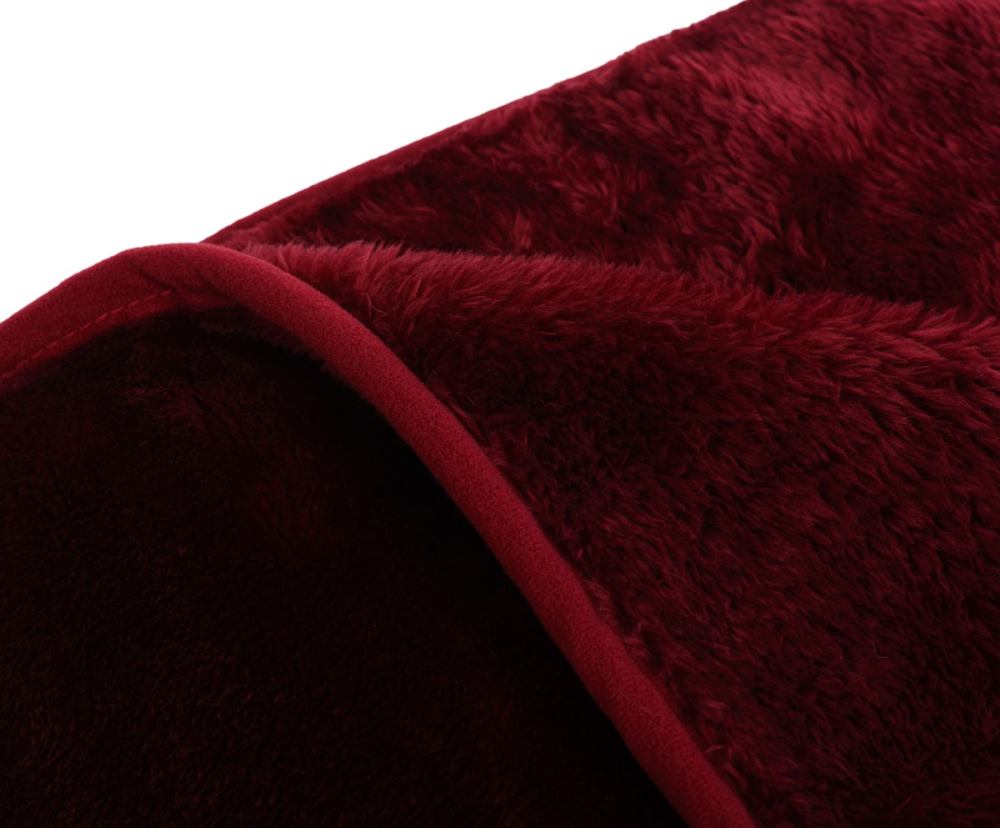 Preview: Gözze Wohndecke 'Cashmere Feeling' 150 x 200 cm Bordeaux