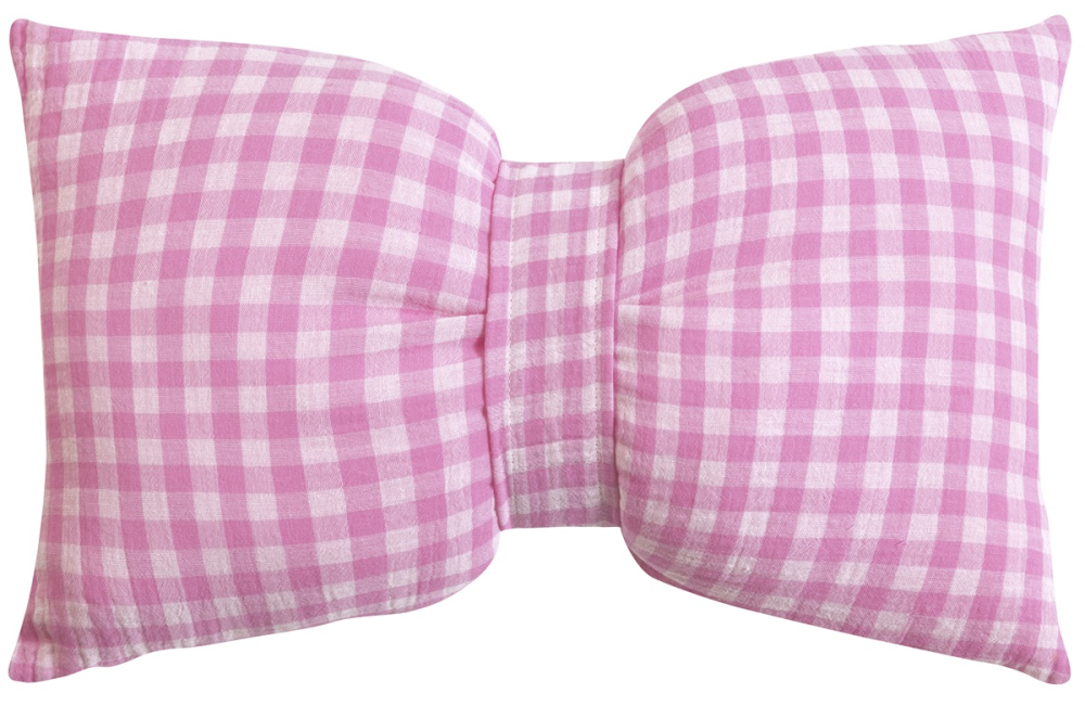 Magma gefülltes Schleifenkissen 'Pauline' 45 x 30 cm Pink