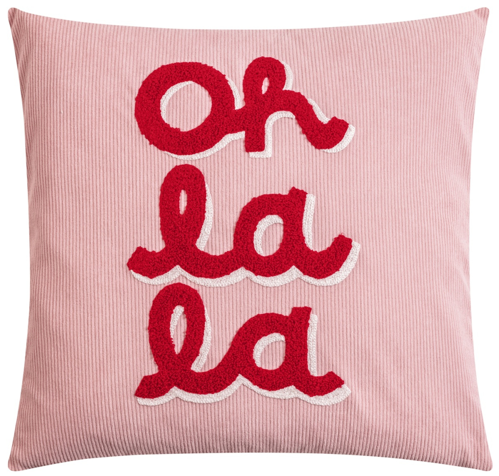 Magma Kissenhülle Pixie 'Ohlala' 45 x 45 cm Rosa