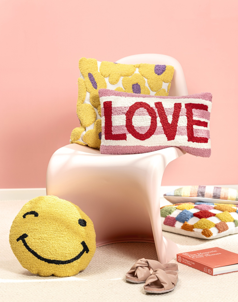 Preview: Magma Kissenhülle Sunny 'Lemon' ∅ 40 cm Gelb