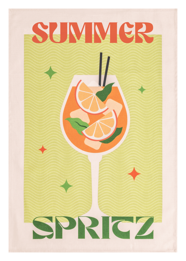 Magma Geschirrtuch Saluti 'Summer' 50 x 70 cm Grün