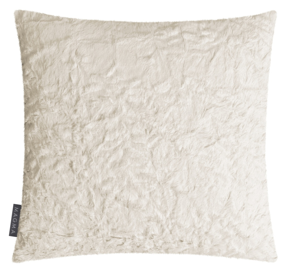 Preview: Magma Kissenhülle Jasper 'Hirsch' 40 x 40 cm Beige
