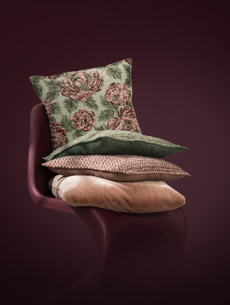 Preview: Magma Kissenhülle 'Rosa' 45 x 45 cm Grün