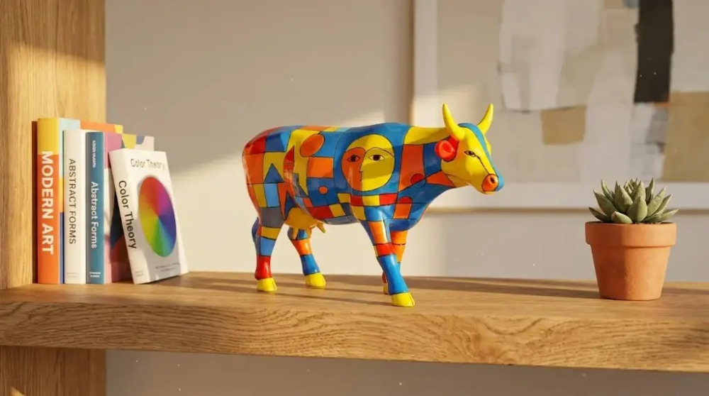 Preview: Chromatic Pastures Cow - Cowparade Kuh Large