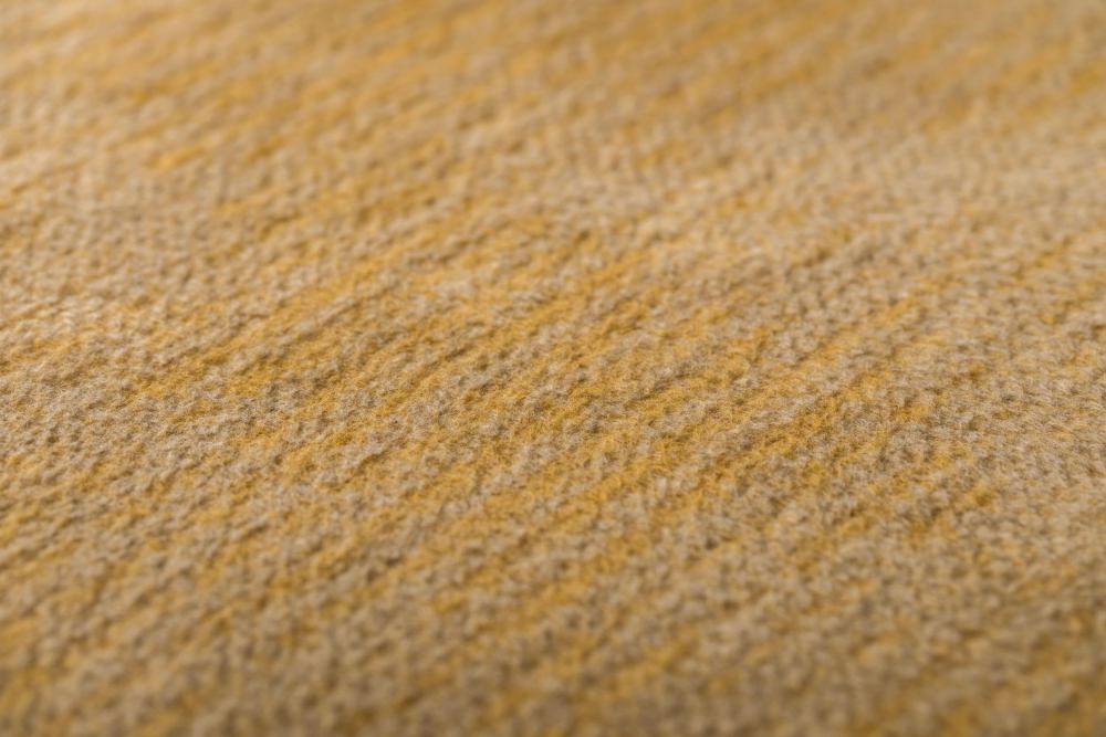 David Fussenegger Kurzflor- Wohndecke Savona 'Struktur' 150 x 200 cm Gold- Gelb