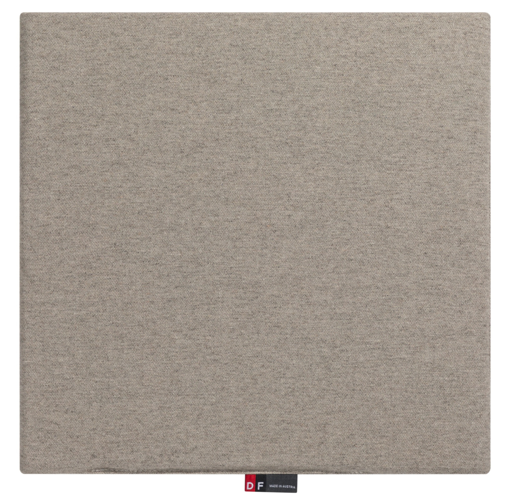 David Fussenegger Sitzkissen Porto 'Herz' 40 x 40 cm Rauch - Beige