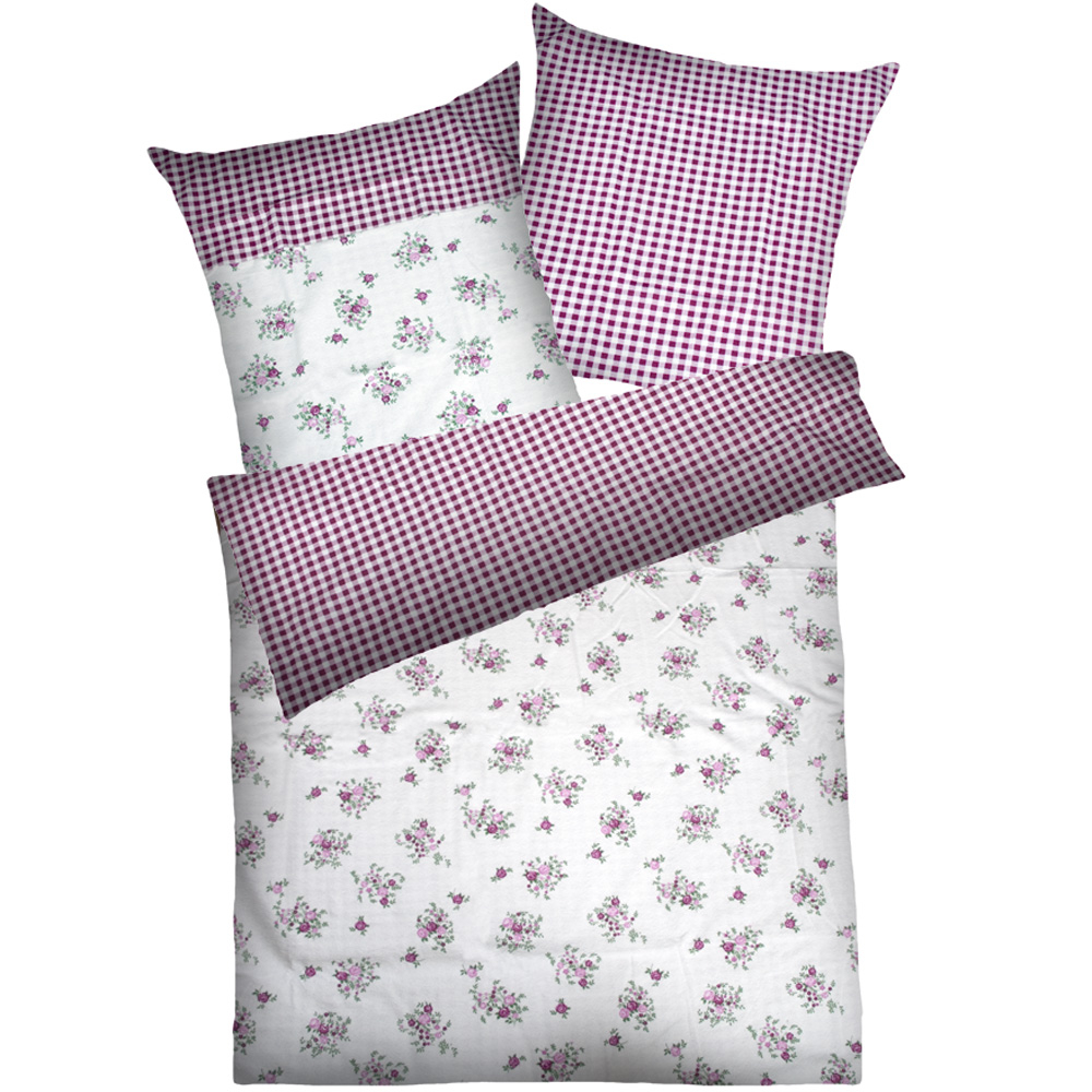 Dyckhoff Weichfrottier Bettwäsche 'Vera' Beere