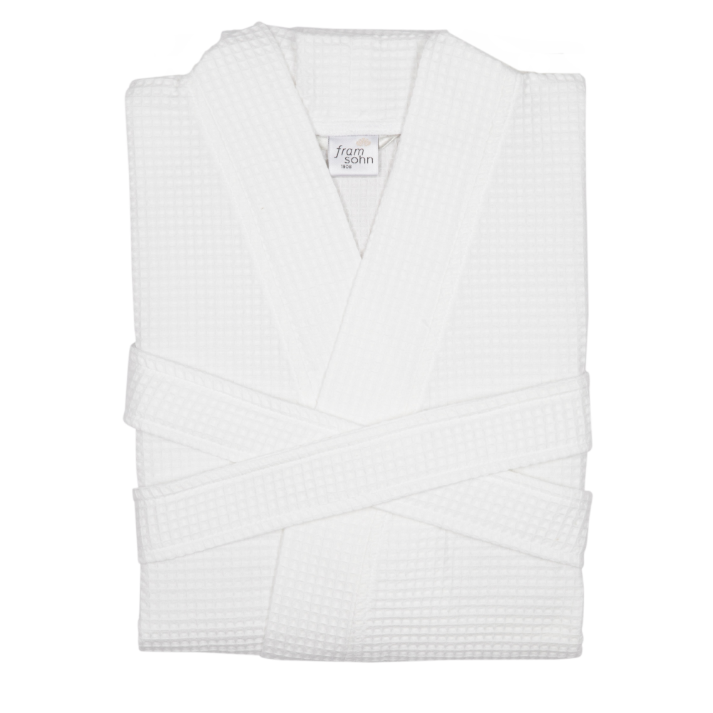 Preview: framsohn Unisex Waffelpiqué Bademantel