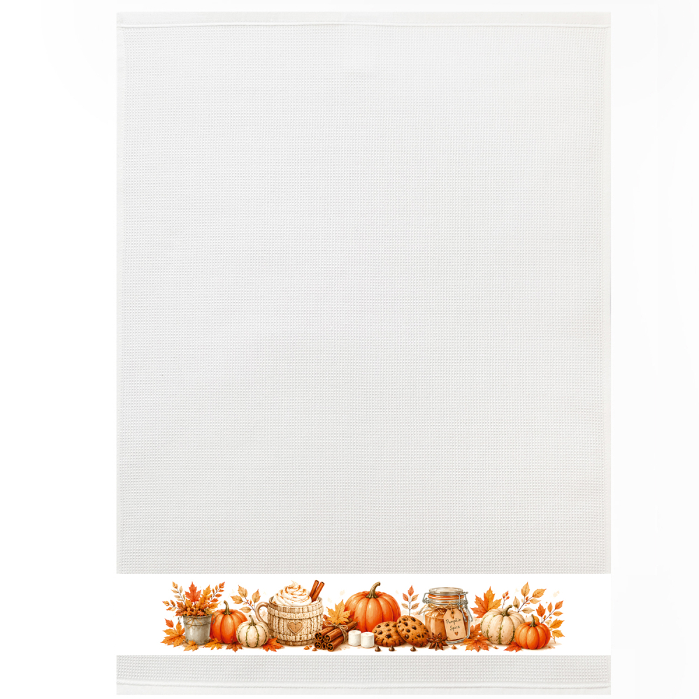 framsohn Geschirrtuch Waffel 'Pumpkin spice' 50 x 70 cm Weiß