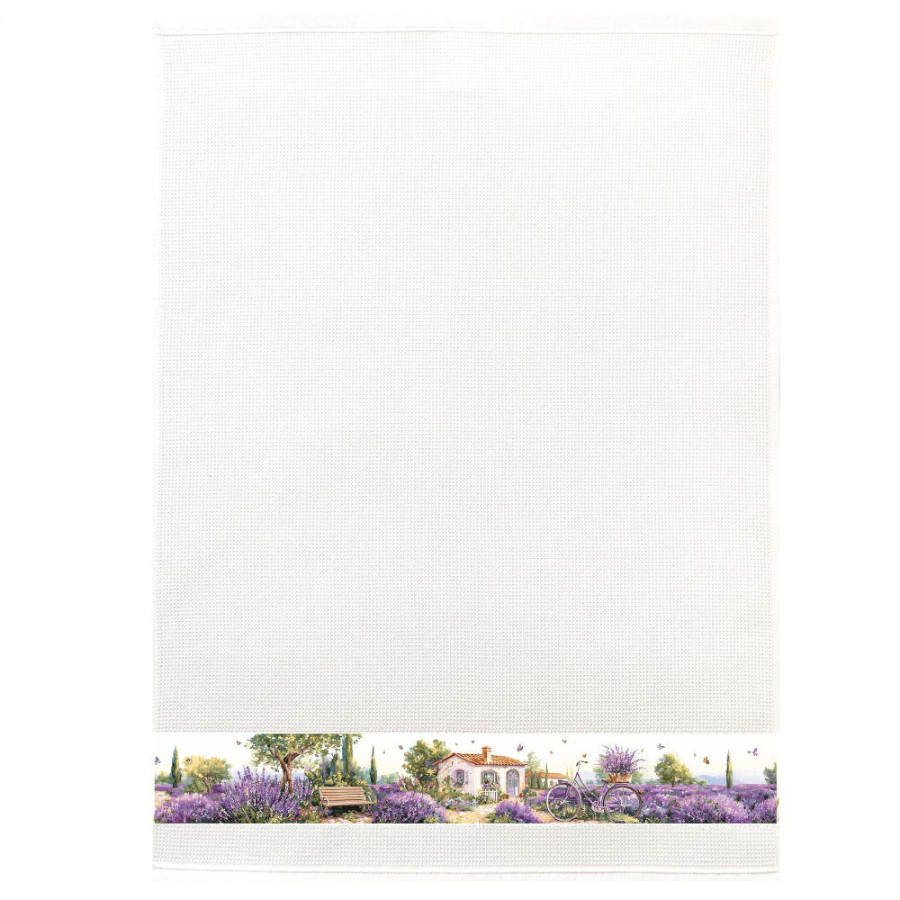 Preview: framsohn Geschirrtuch Waffel 'Provence' 50 x 70 cm