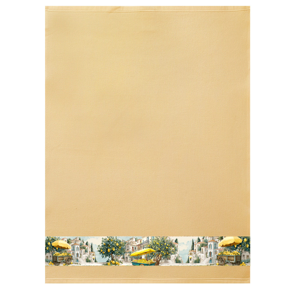 Preview: framsohn Geschirrtuch Waffel 'Sizilien' 50 x 70 cm