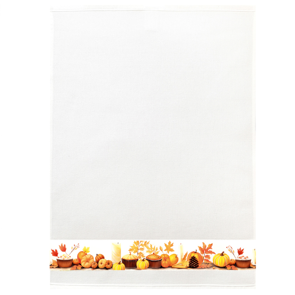 framsohn Geschirrtuch Waffel 'Kürbiskuchen' 50 x 70 cm