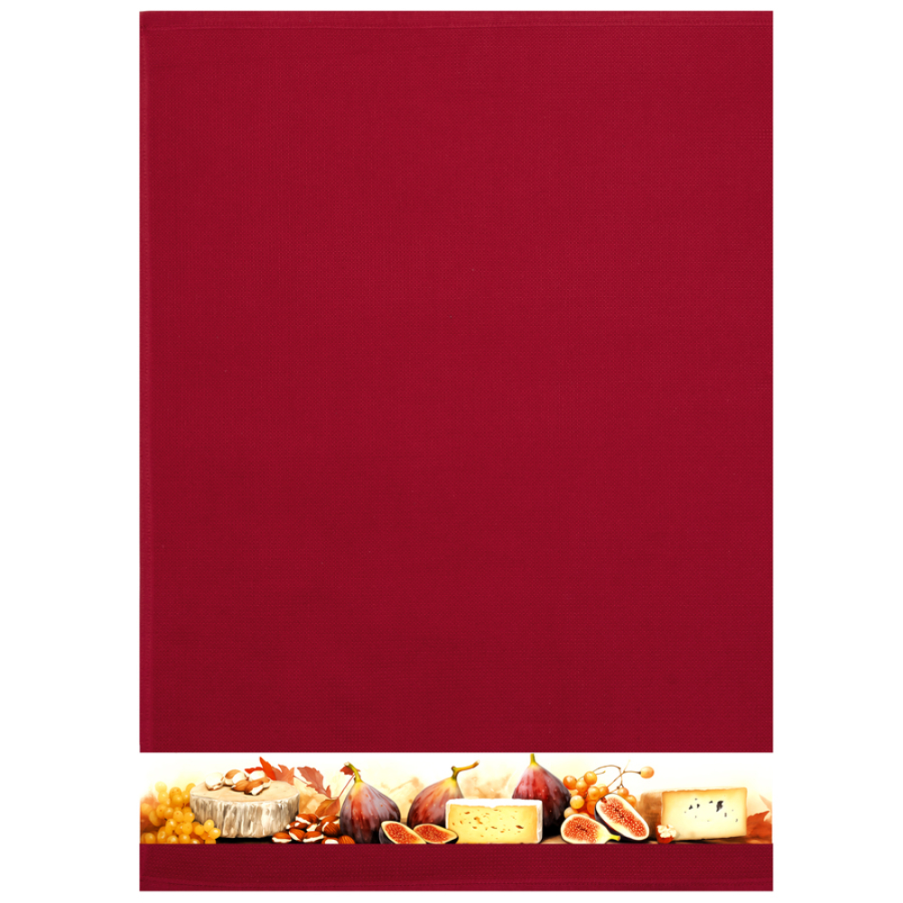 framsohn Geschirrtuch Waffel 'Herbsttafel' 50 x 70 cm