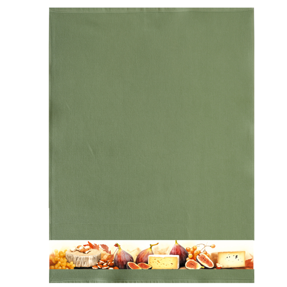 framsohn Geschirrtuch Waffel 'Herbsttafel' 50 x 70 cm