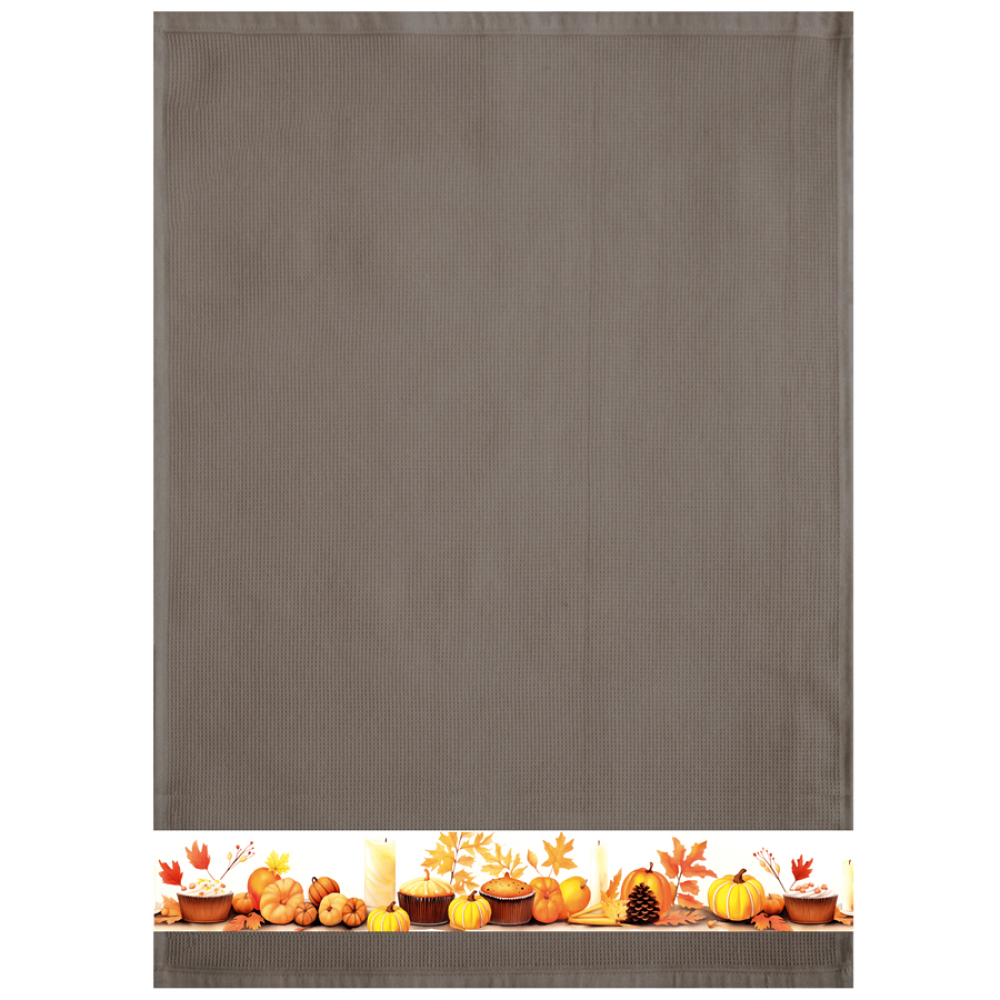 framsohn Geschirrtuch Waffel 'Kürbiskuchen' 50 x 70 cm