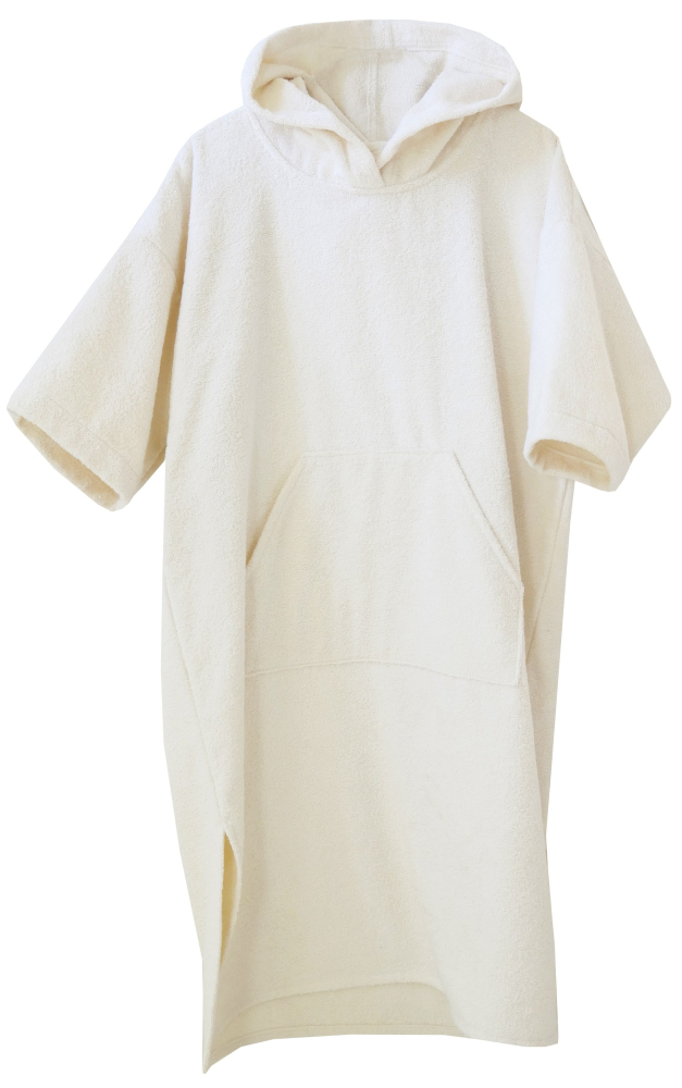 framsohn Surfer Poncho mit Kapuze Champagner