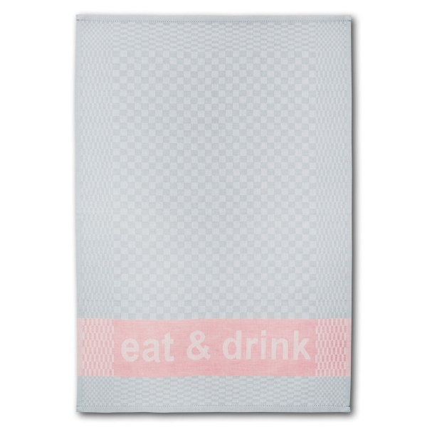 Dyckhoff Geschirrtuch 3-Set 'eat & drink' 50 x 70 cm
