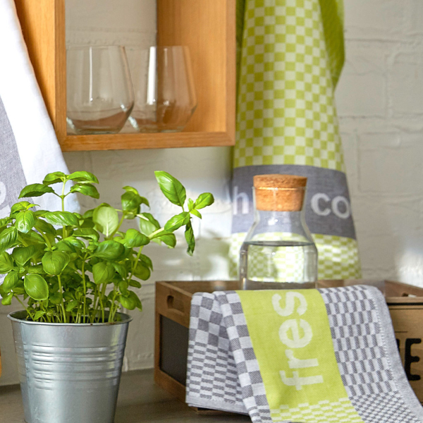 Dyckhoff Geschirrtuch 3-Set 'fresh & cool' 50 x 70 cm
