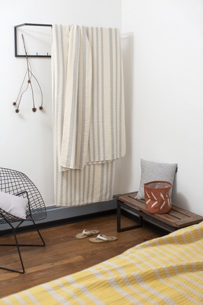 David Fussenegger Bettüberwurf Riva 'Rippen' 210 x 220 cm