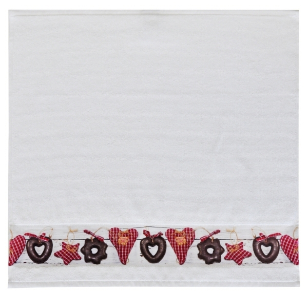 framsohn Geschirrtuch Frottier 'Lebkuchen' 50 x 50 cm