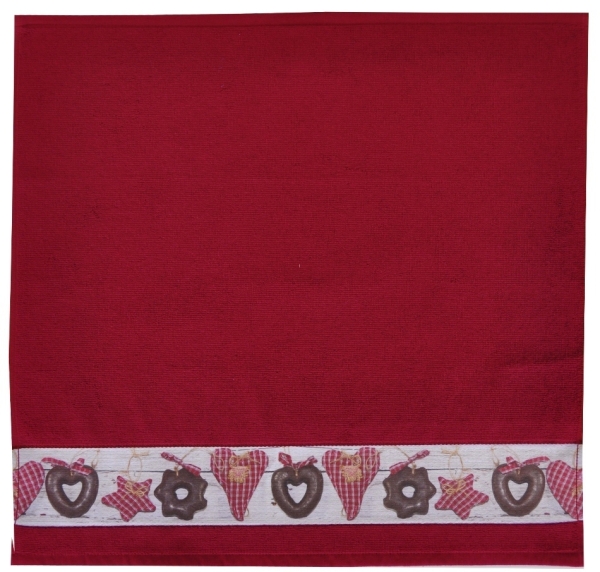 framsohn Geschirrtuch Frottier 'Lebkuchen' 50 x 50 cm