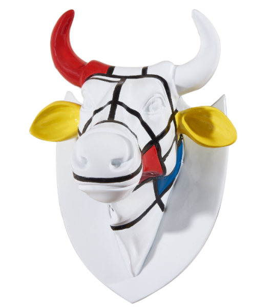 Cowparade Kuh Trophy 'Moondrian'