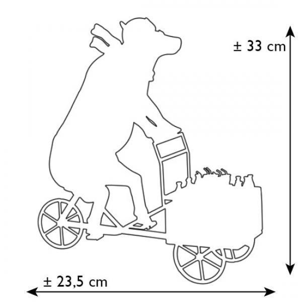Lait Triporteur - Cowparade Kuh Extra Large