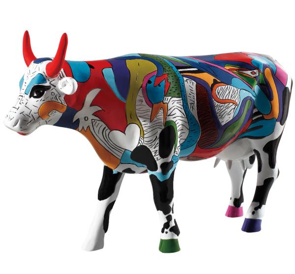 Ziv's Udderly Cool Cow - Cowparade Kuh Large