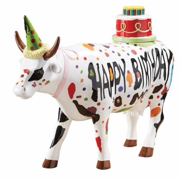 Happy Birthday to Moo - Cowparade Kuh Large