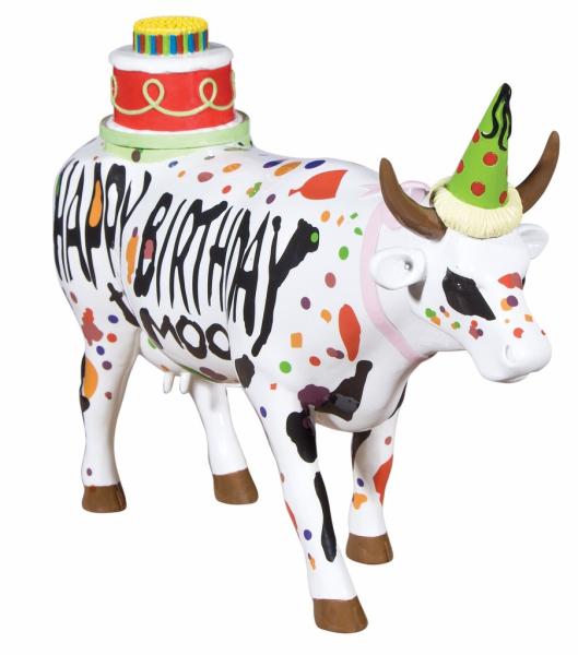 Happy Birthday to Moo - Cowparade Kuh Large