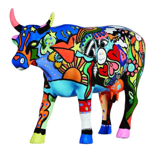 Moosy in the Sky with Diamonds -  Cowparade Kuh Large