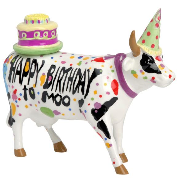Happy Birthday Cow - Cowparade Kuh Medium