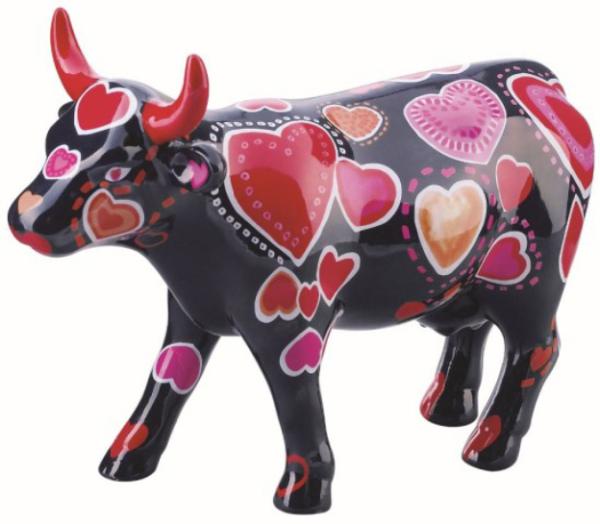 Coo-ween of Hearts - Cowparade Kuh Medium