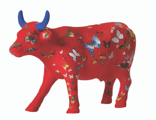 Klaricious Butterfly - Cowparade Kuh Medium