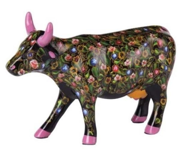 Flower Power Cow - Cowparade Kuh Medium