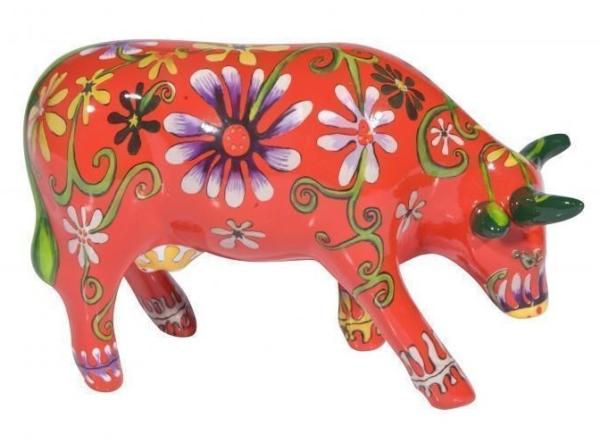Flower Lover Cow - Cowparade Kuh Medium