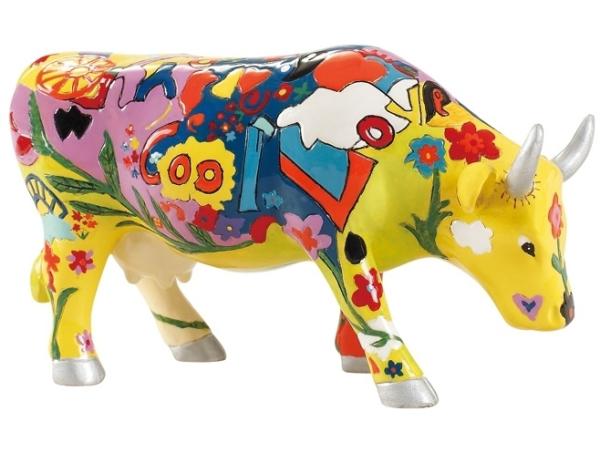 Groovy Moo - Cowparade Kuh Medium