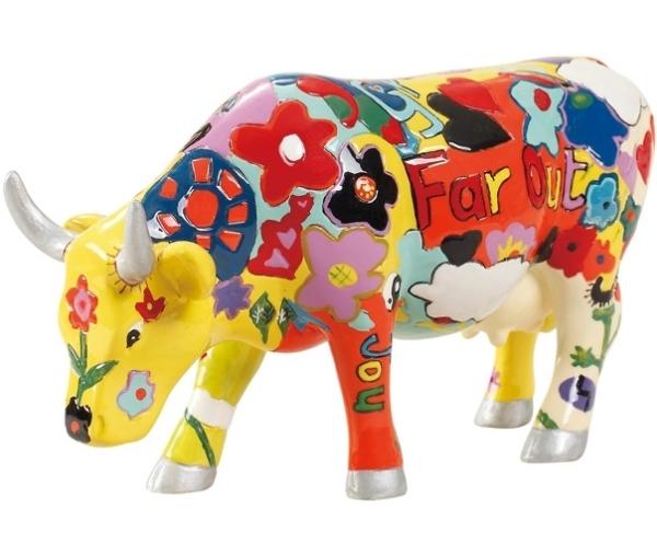 Groovy Moo - Cowparade Kuh Medium