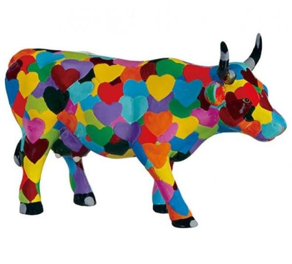 Heartstanding Cow - Cowparade Kuh Medium