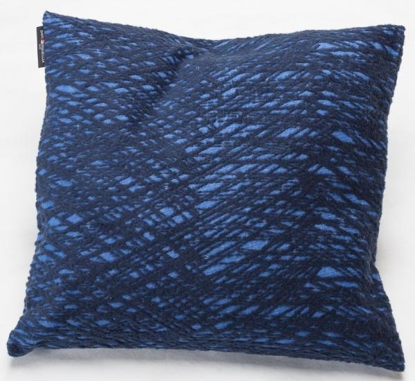 David Fussenegger Kissenhülle Deco 'Linien' 50 x 50 cm Blau