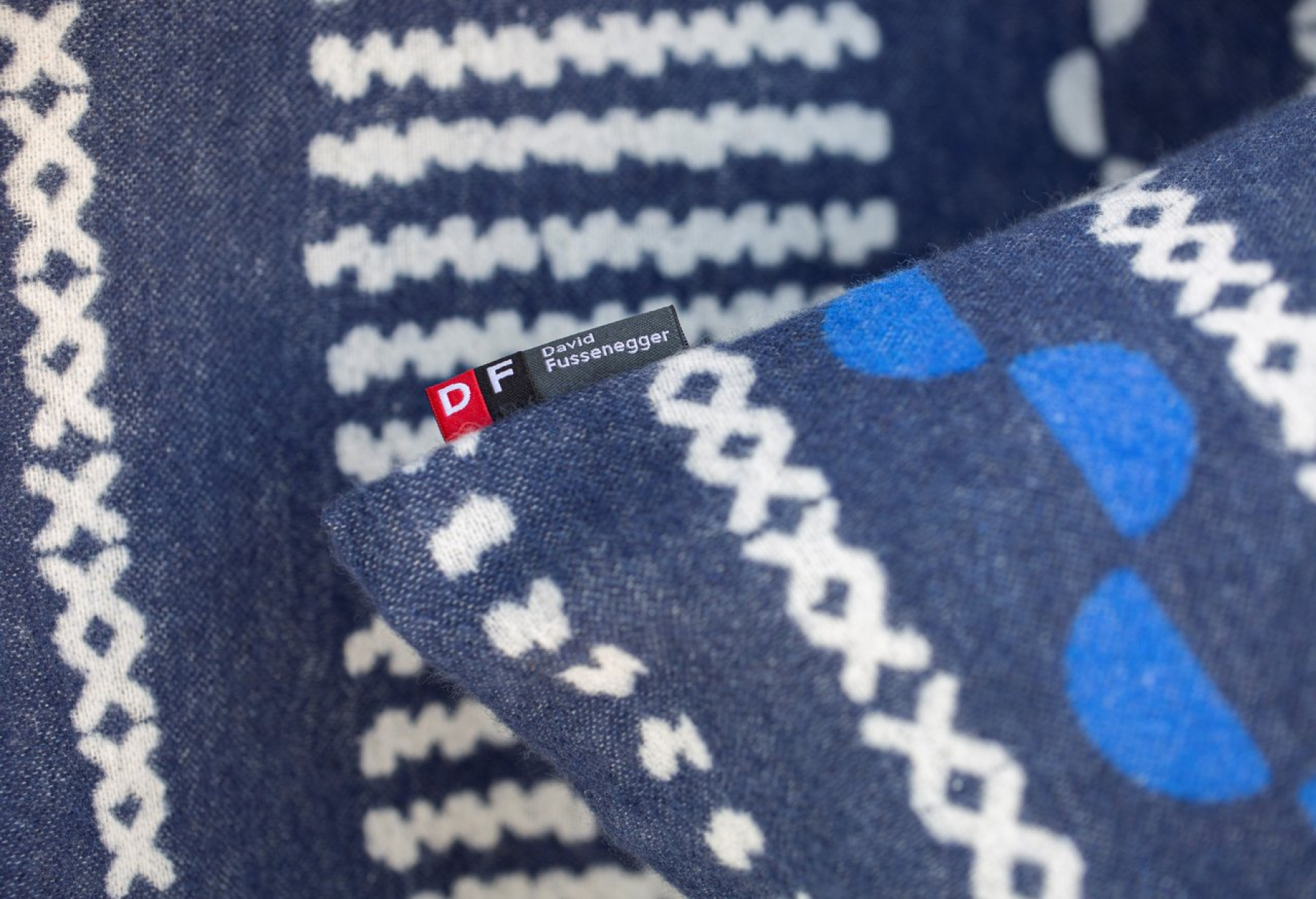 David Fussenegger Kissenhülle Silvretta 'Bordüre' 40 x 60 cm