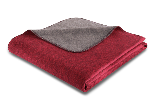 Biederlack Wohn- und Kuscheldecke 'Melange Doubleface' 150 x 200 cm - Mehrere Farben