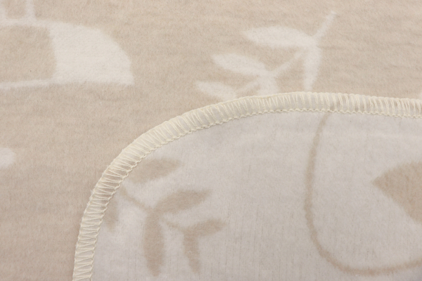 Biederlack Babydecke 'Little Foxes' 75 x 100 cm Beige