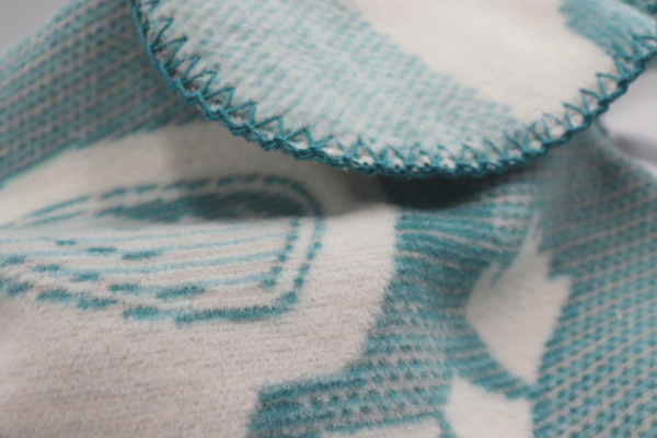 Biederlack Babydecke 'Spacekid' 75 x 100 cm Blau