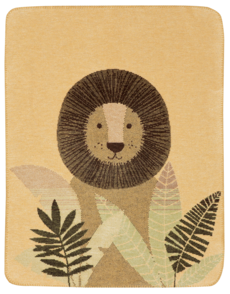 Biederlack Babydecke 'Little King' 75 x 100 cm Beige