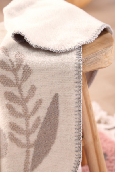 Biederlack Babydecke 'Foxy' 75 x 100 cm Natur