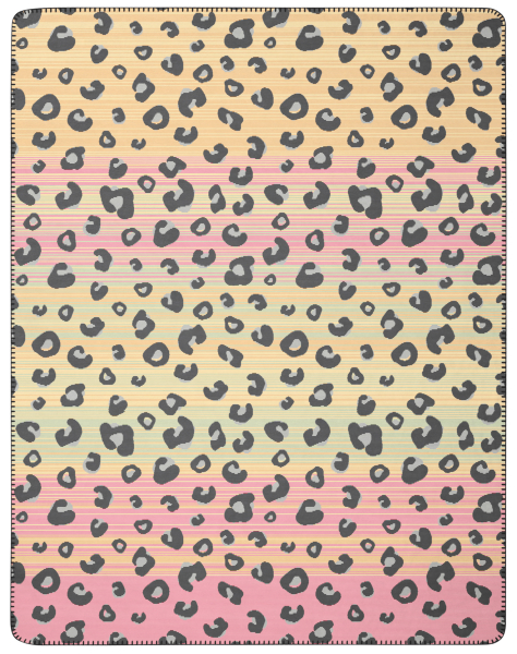 Biederlack Kinderdecke 'Wild Leo' 150 x 200 cm Bunt