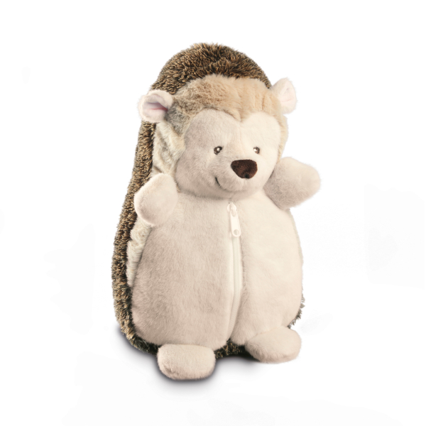 Biederlack Kuschelset Dream Team Igel 'Pixy' 75 x 100 cm Braun - Beige